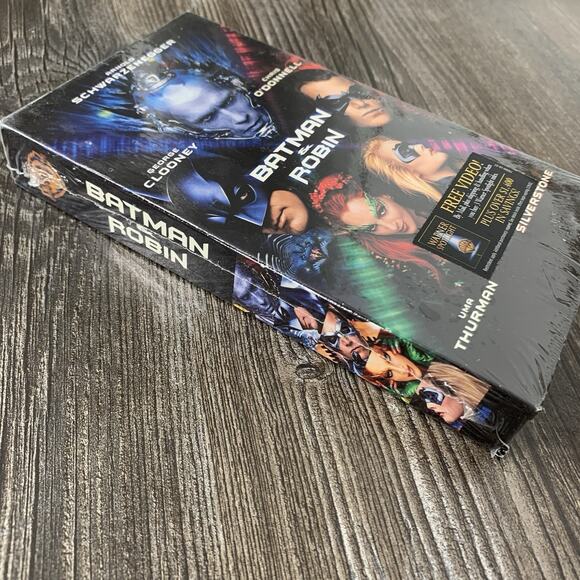 Batman & Robin (VHS,2001) Schwarzenegger Clooney O'Donnell Thurman Silverstone - Picture 2 of 6